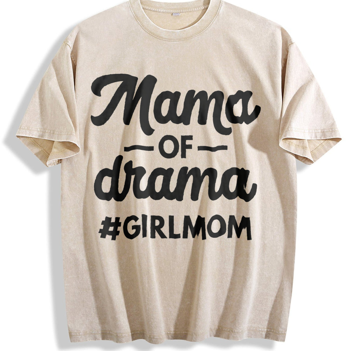 Mama Of Drama Vintage Washed T-Shirt product image 1