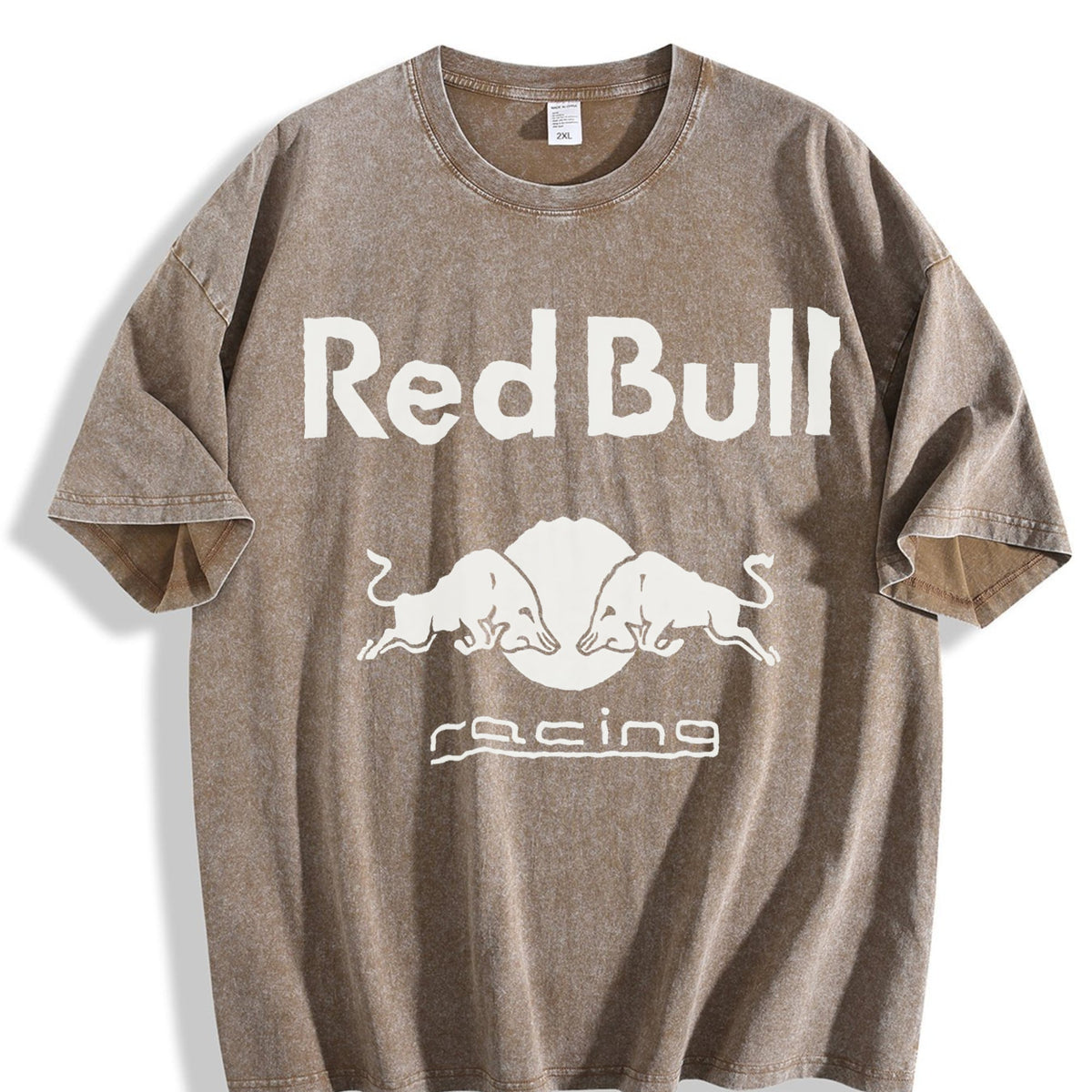 Black White Racing Best Vintage Washed T-Shirt product image 3