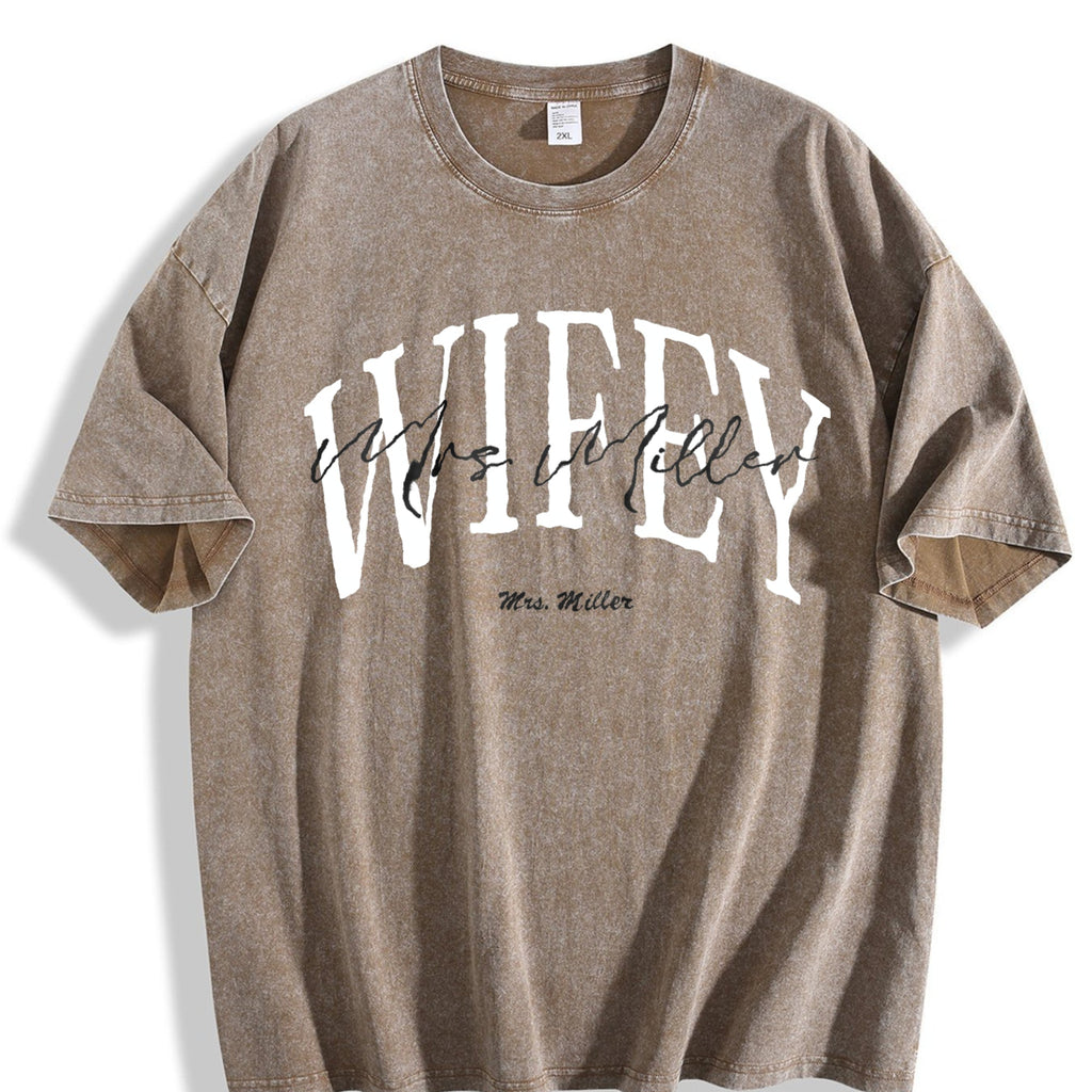 Wifey Vintage Washed T-Shirt product image 3