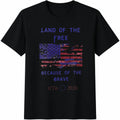 Land Of The Free Because Of Brave Cotton T-Shirt product image 1