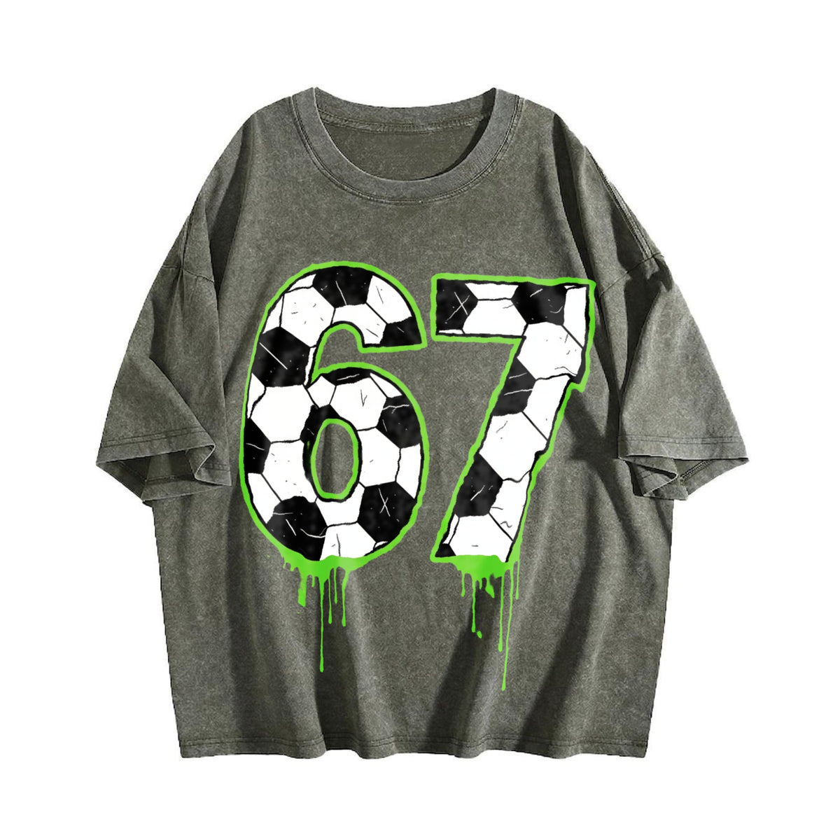 Global Soccer Fan Vintage Washed T-Shirt product image 4