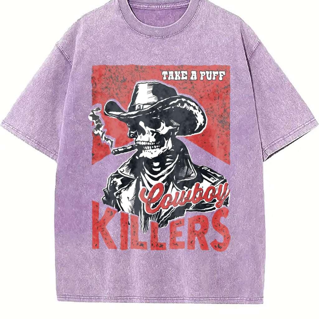 Popular Cowboy Killers 90s Vintage Washed T-Shirt product image 6