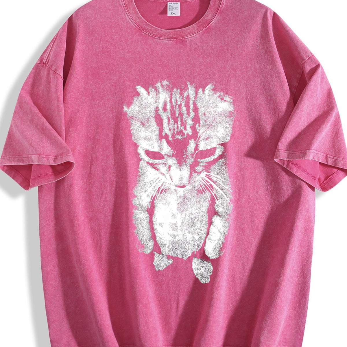 Sad Meme Cat Vintage Washed T-Shirt product image 7