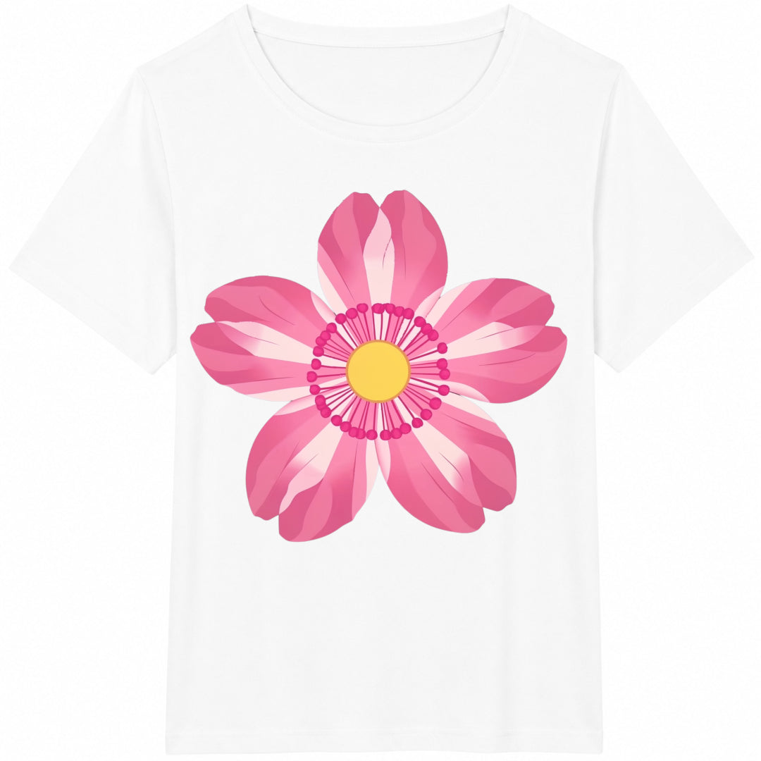 10piece--symmetrical Vibrant Pink Flower Sports Cotton product image 2