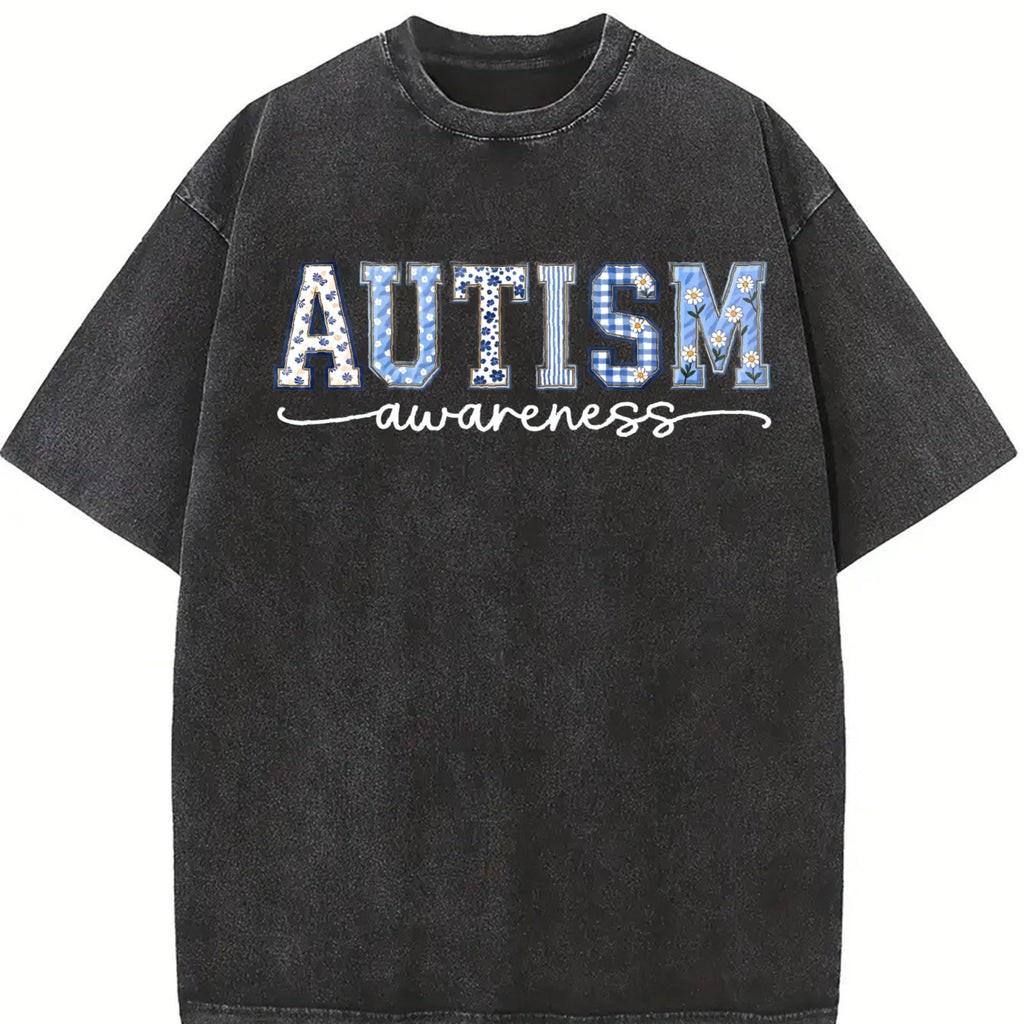 Autism Awareness Vintage Washed T-Shirt product image 2