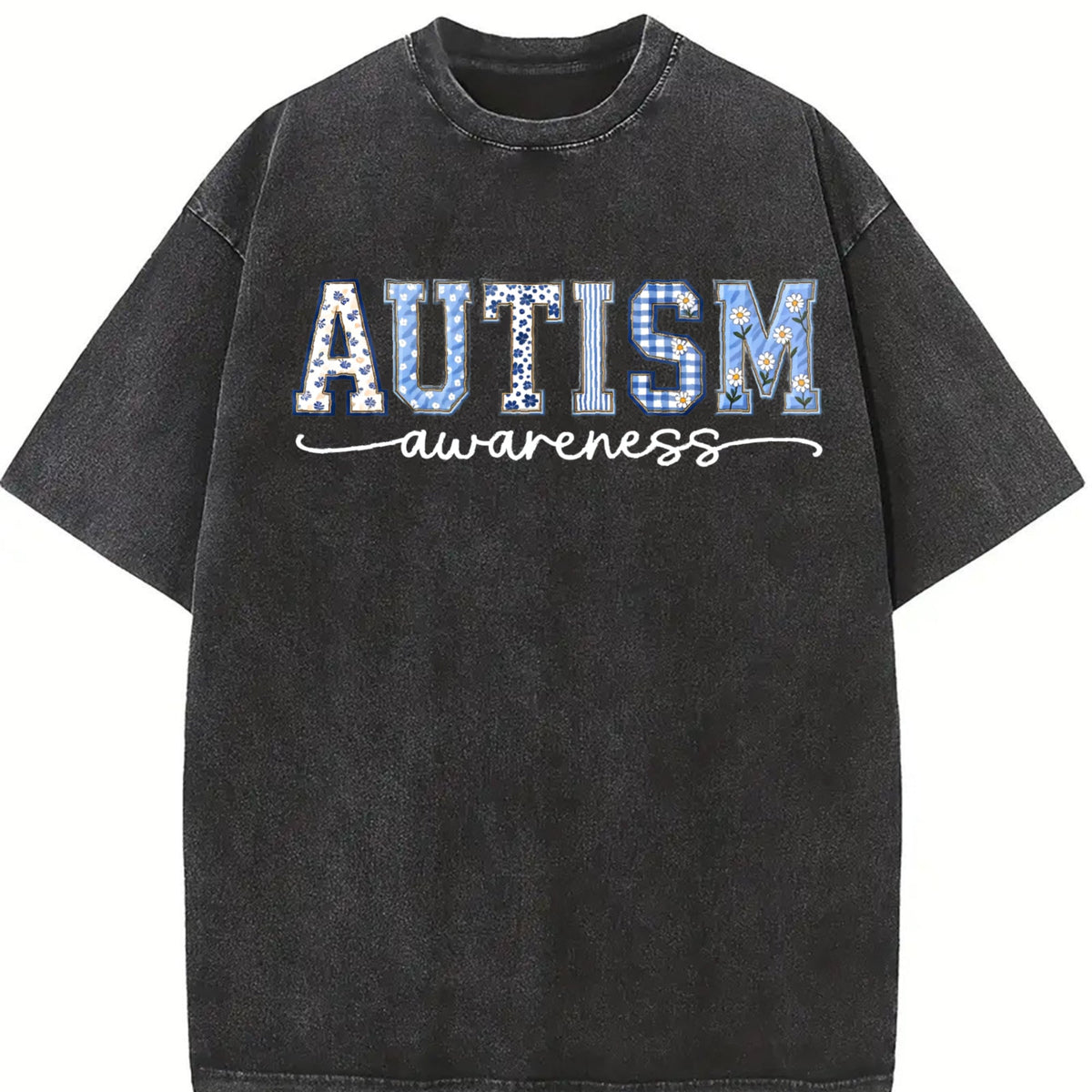 Autism Awareness Vintage Washed T-Shirt product image 2