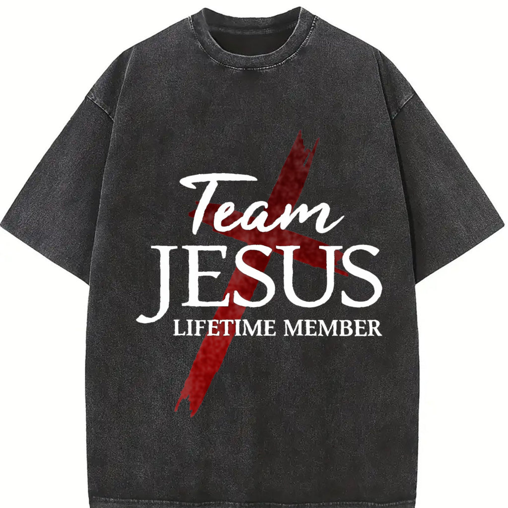 100 Christian God Faith Lifetime Member Team Jesus Vintage product image 2