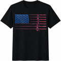 American Flag Fishing Rods Cotton T-Shirt product image 1