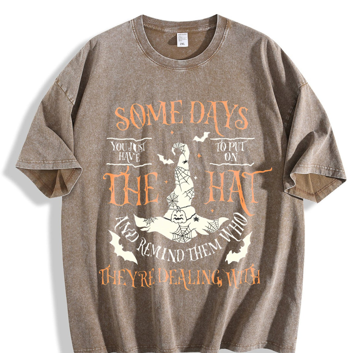 Funny Witch Vintage Washed T-Shirt product image 3