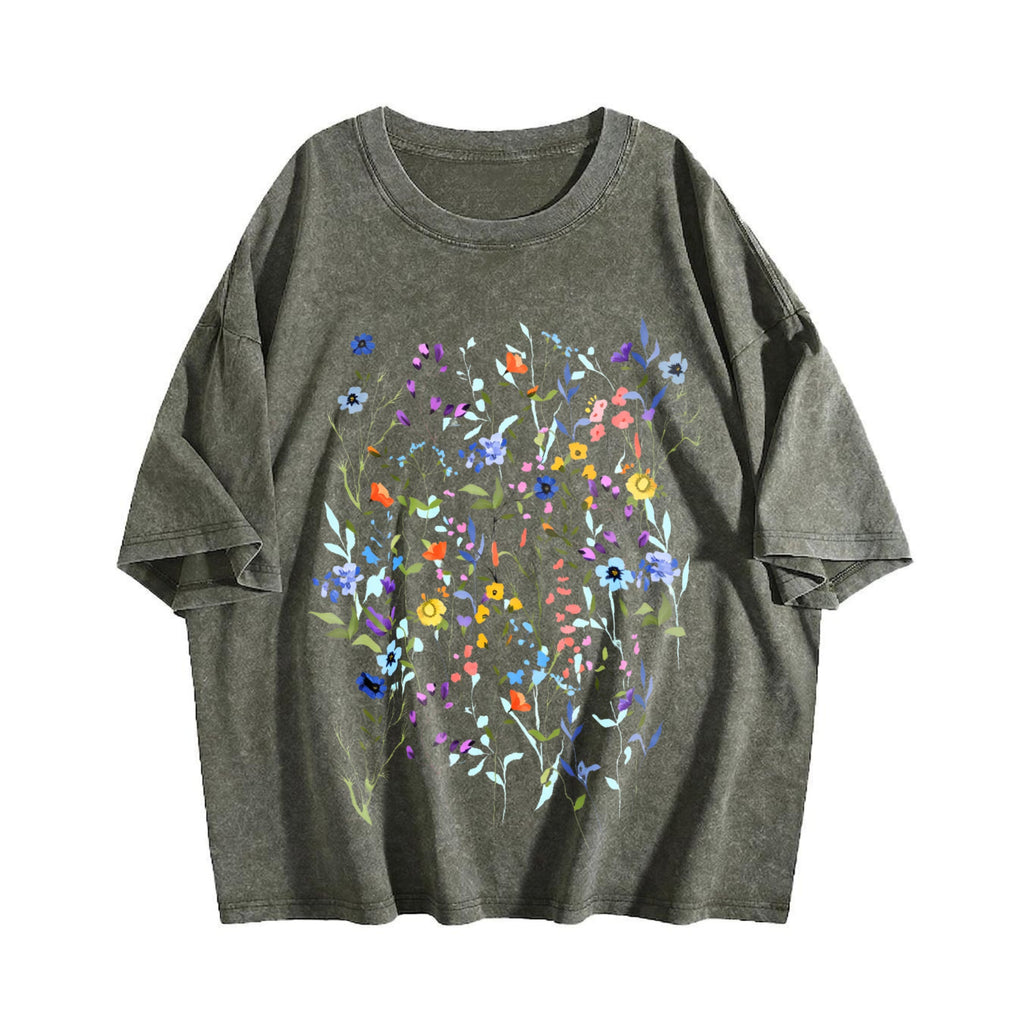 Pressed Flowers Vintage Washed T-Shirt product image 4