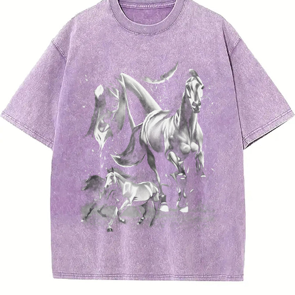 Wild Horses Vintage Washed T-Shirt product image 6