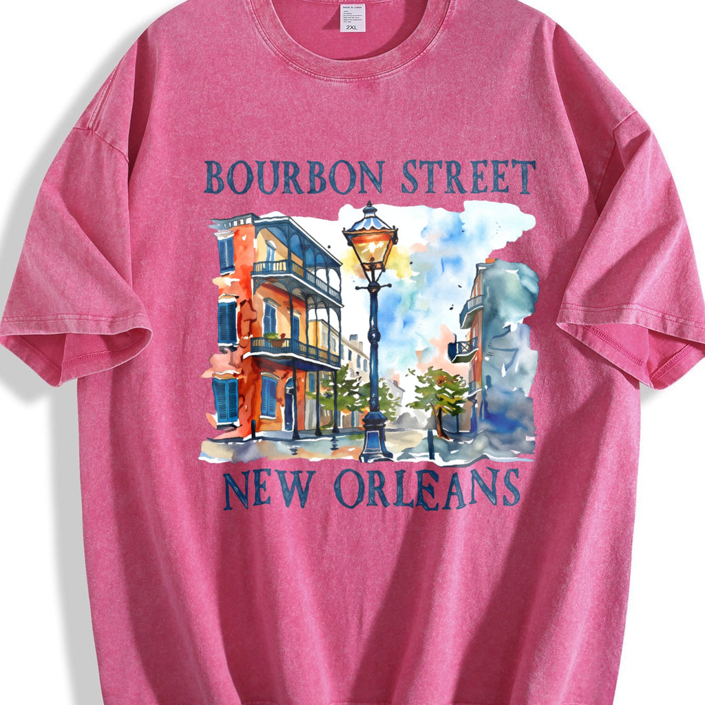 Bourbon New Orleans Vintage Washed T-Shirt product image 7