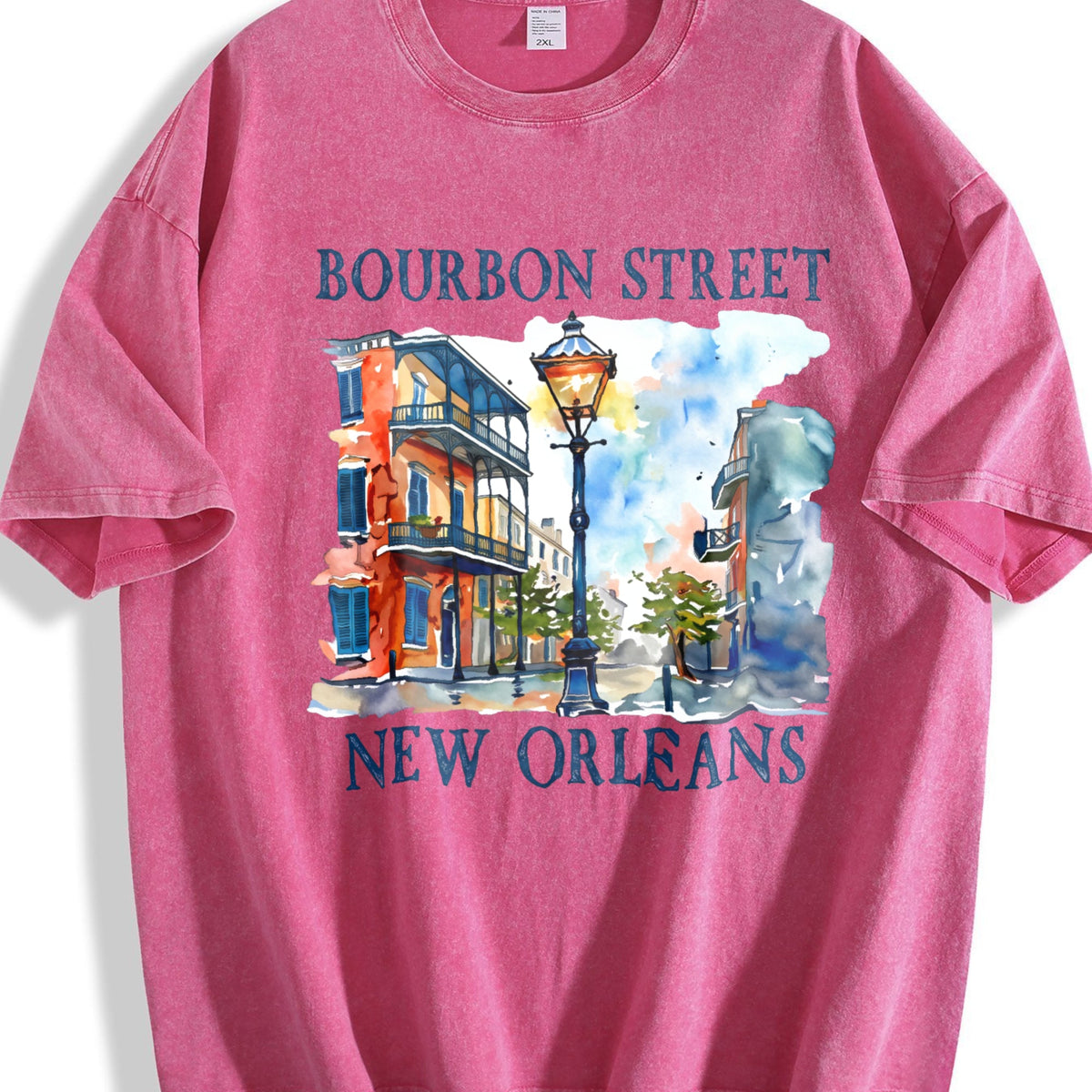 Bourbon New Orleans Vintage Washed T-Shirt product image 7