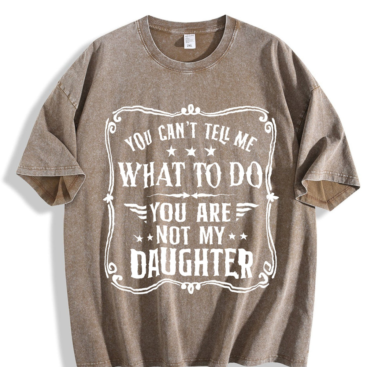 You Can't Tell Me What To Do Vintage Washed T-Shirt product image 3