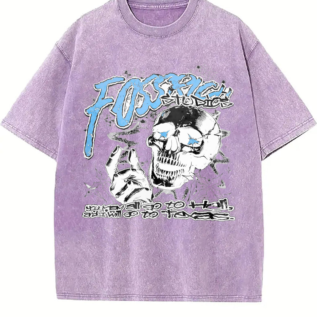 Skull Vintage Washed T-Shirt product image 6