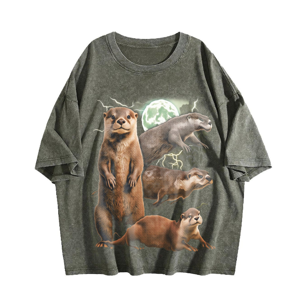 Otters 90s Vintage Washed T-Shirt product image 4