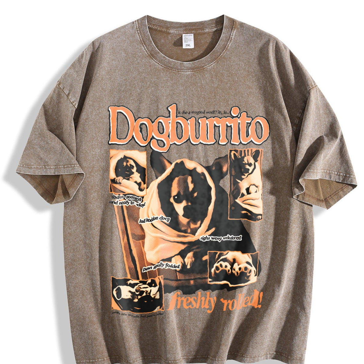 Funny Dog Meme Vintage Washed T-Shirt product image 3
