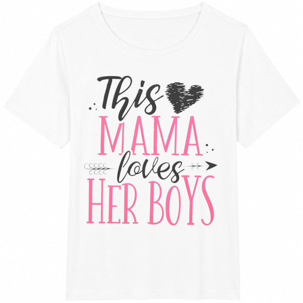 1piece Set-- Mom Loves Her - Birthday Present Cotton T-Shirt product image 2