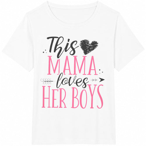 1piece Set-- Mom Loves Her - Birthday Present Cotton T-Shirt product image 2