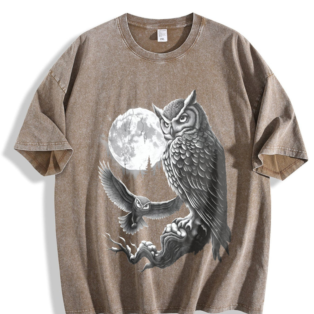 Owl 90s Vintage Washed T-Shirt product image 3