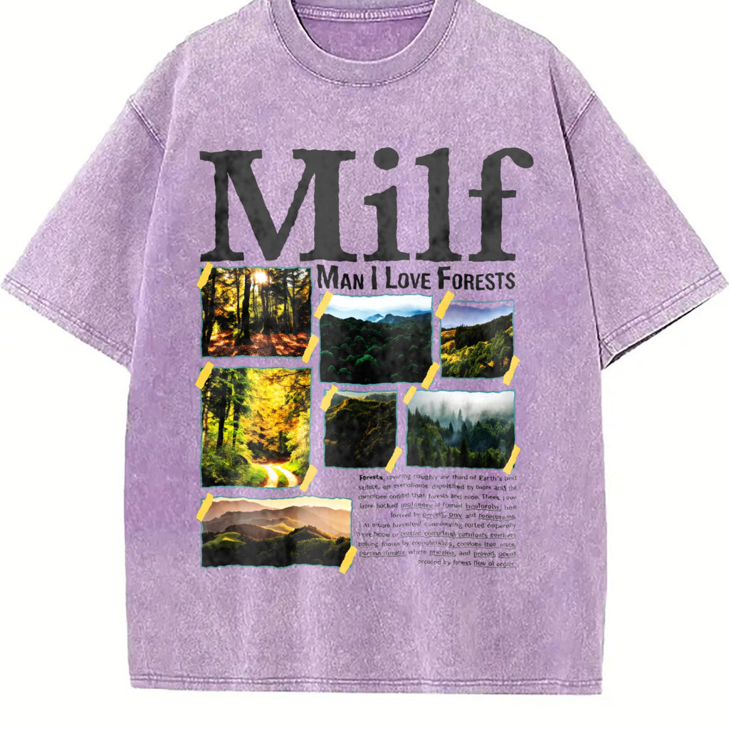 Man I Love Forests Vintage Washed T-Shirt product image 6