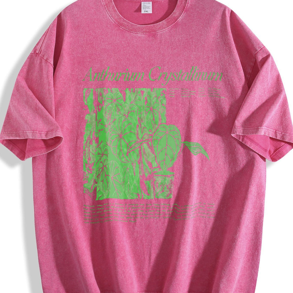 Anthurium Crystallinum Vintage Washed T-Shirt product image 7
