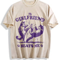 Couple Cat Fighting 90s Vintage Washed T-Shirt product image 1