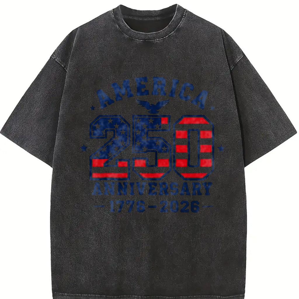 Patriotic Vintage Washed T-Shirt product image 2