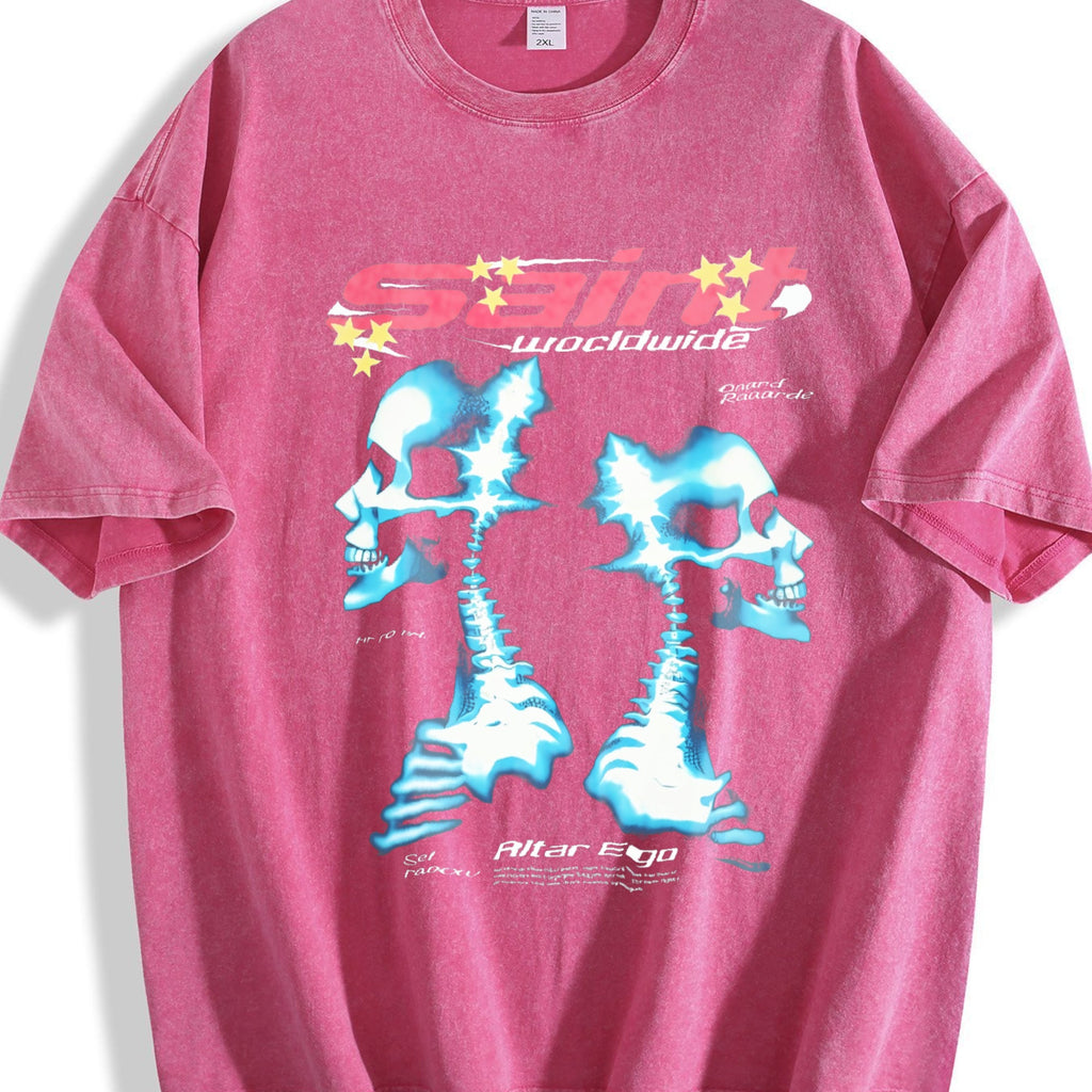 Saint Worldwide Alter Ego Skull Vintage Washed T-Shirt product image 7