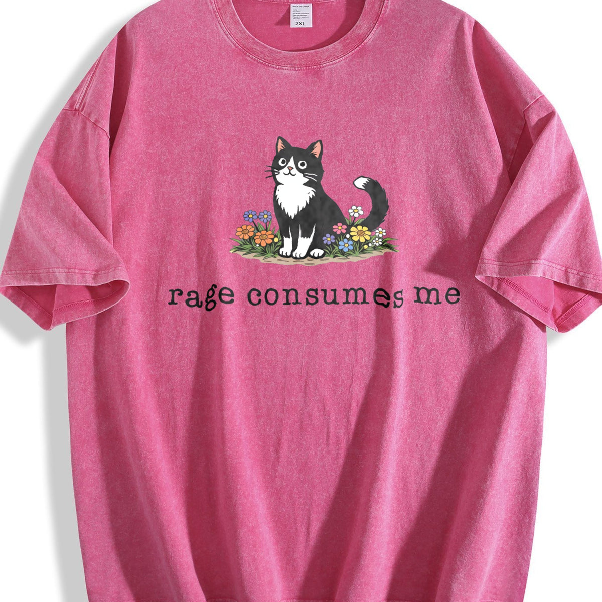 Funny Cat Meme Vintage Washed T-Shirt product image 7