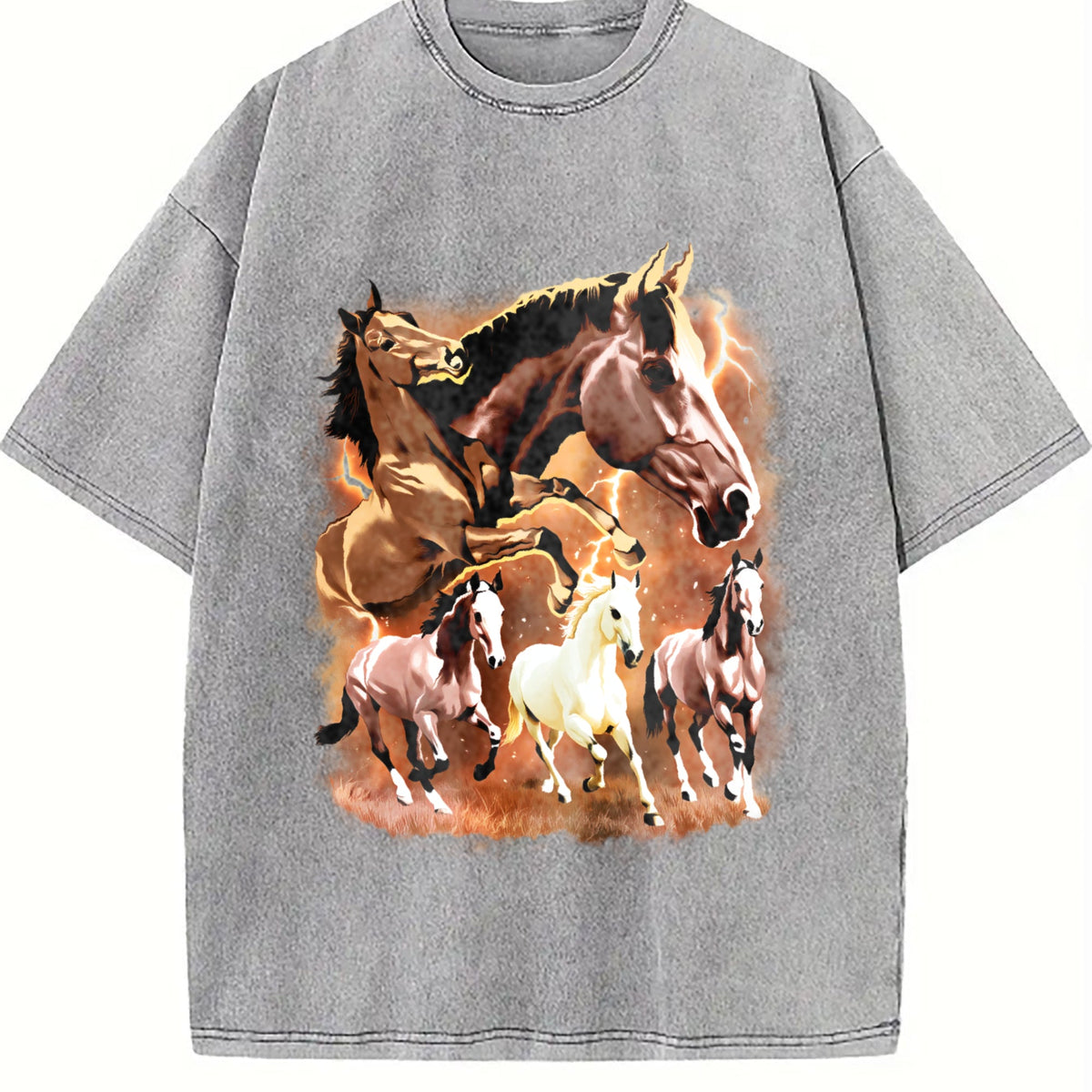 Wild Horses Vintage Washed T-Shirt product image 5