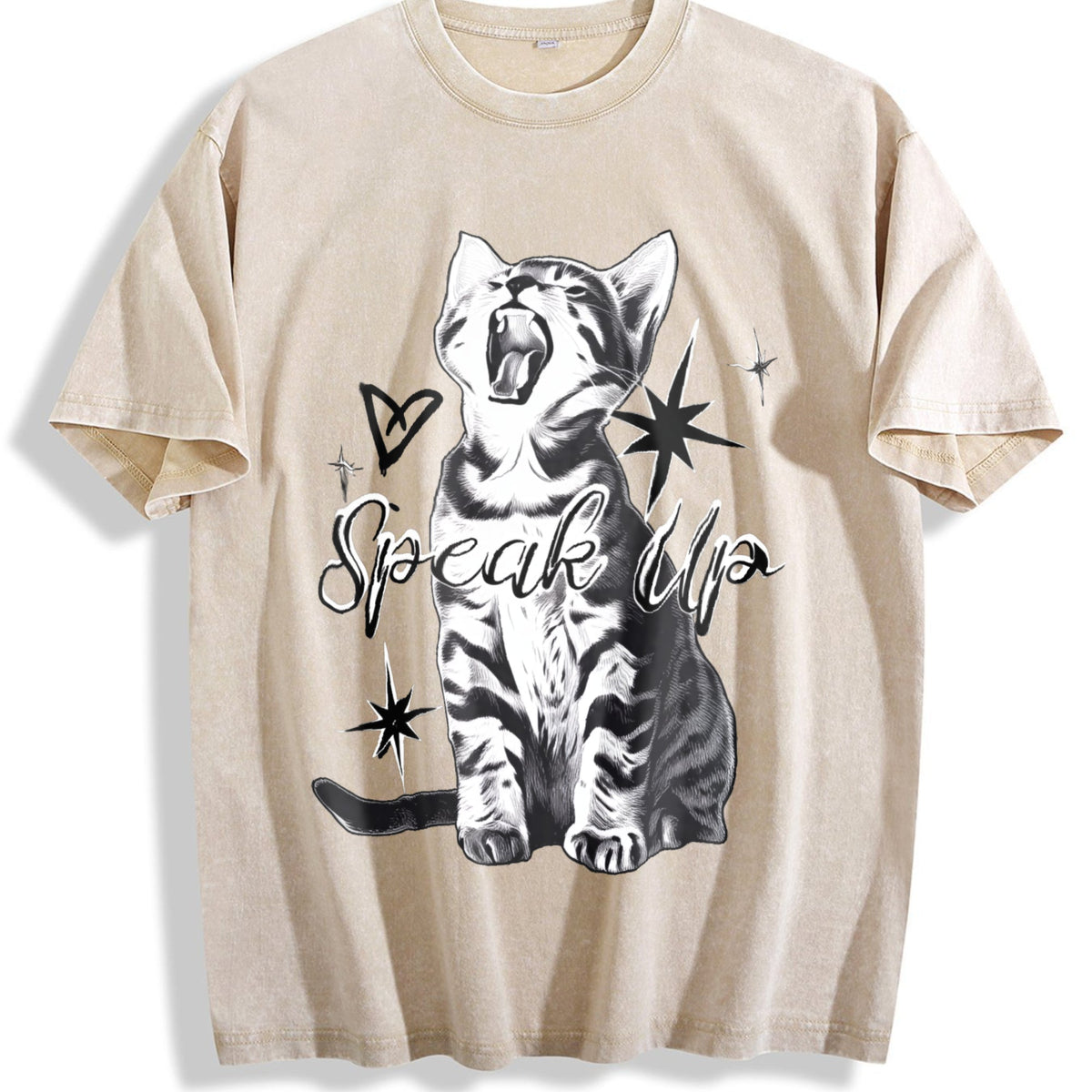 Grunge Punk Vintage Washed T-Shirt product image 1
