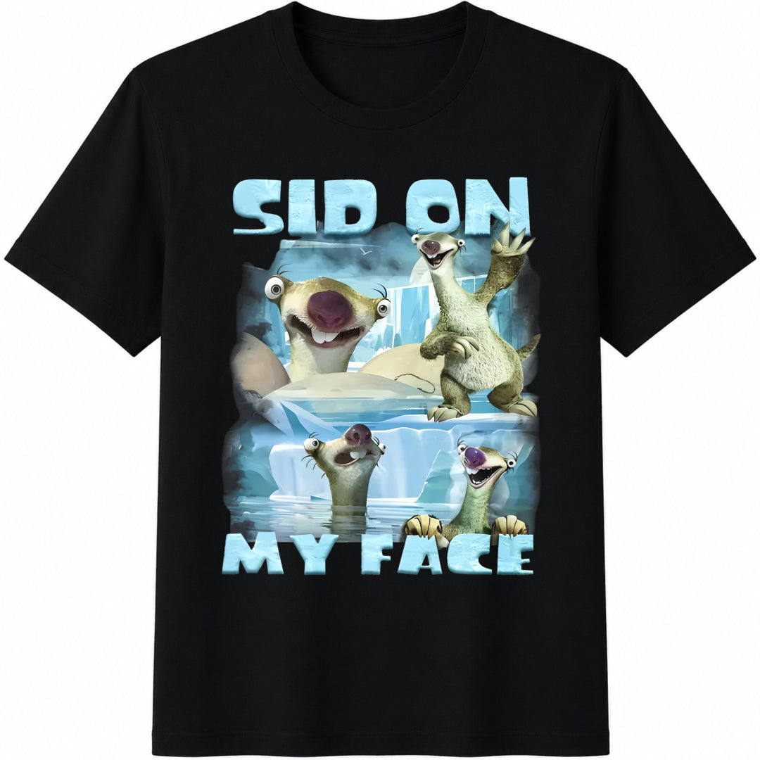 Sid On My Face Meme Cotton T-Shirt product image 1
