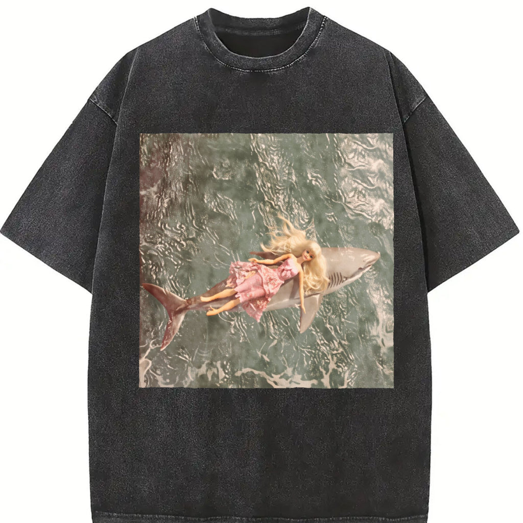 Doll Resting in a Tree Vintage Washed T-Shirt product image 2