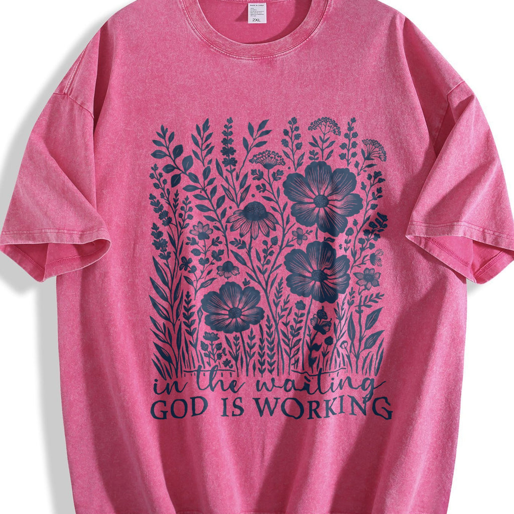 Floral Christian Vintage Washed T-Shirt product image 7