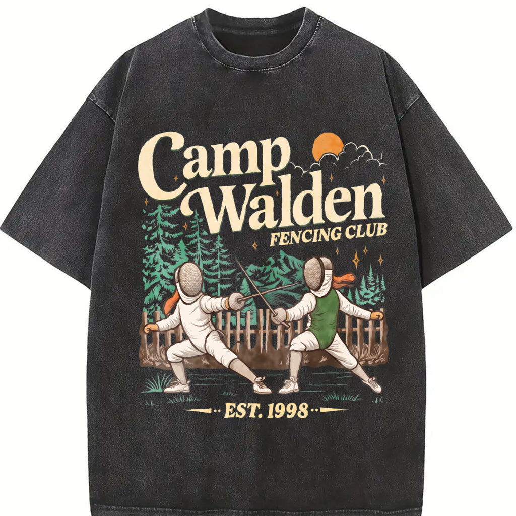 Camp Walden Fencing Club Vintage Washed T-Shirt product image 2