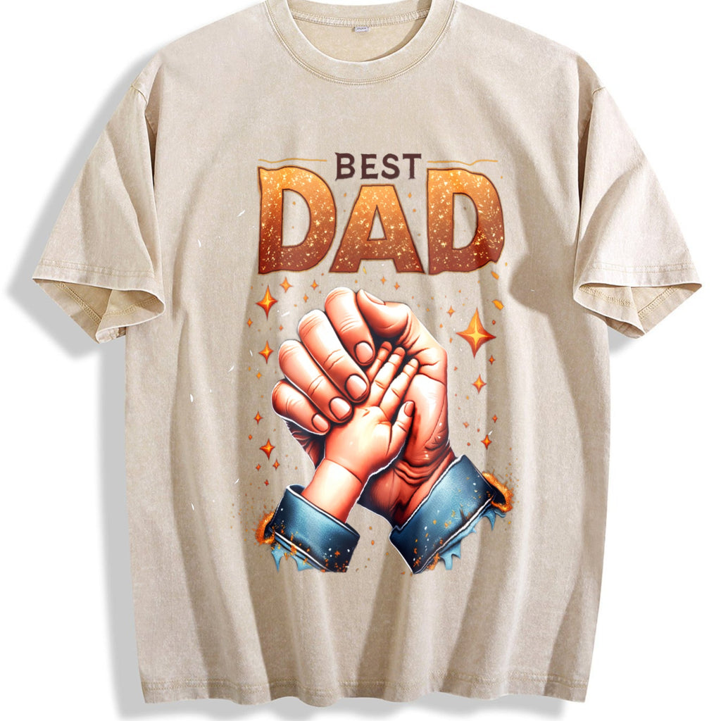 Best Dad Ever Vintage Washed T-Shirt product image 1