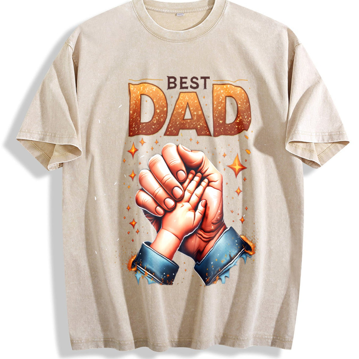 Best Dad Ever Vintage Washed T-Shirt product image 1