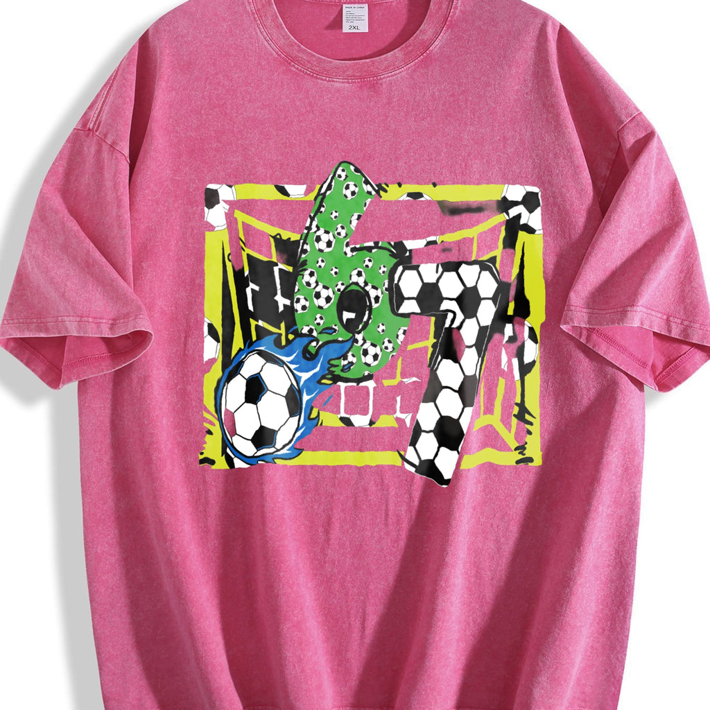 Global Soccer Fan Vintage Washed T-Shirt product image 7