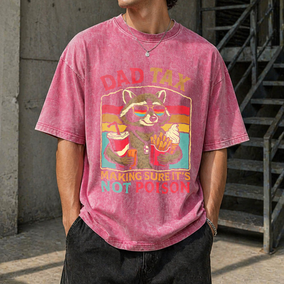 Dad Tax Vintage Washed T-Shirt product image 7