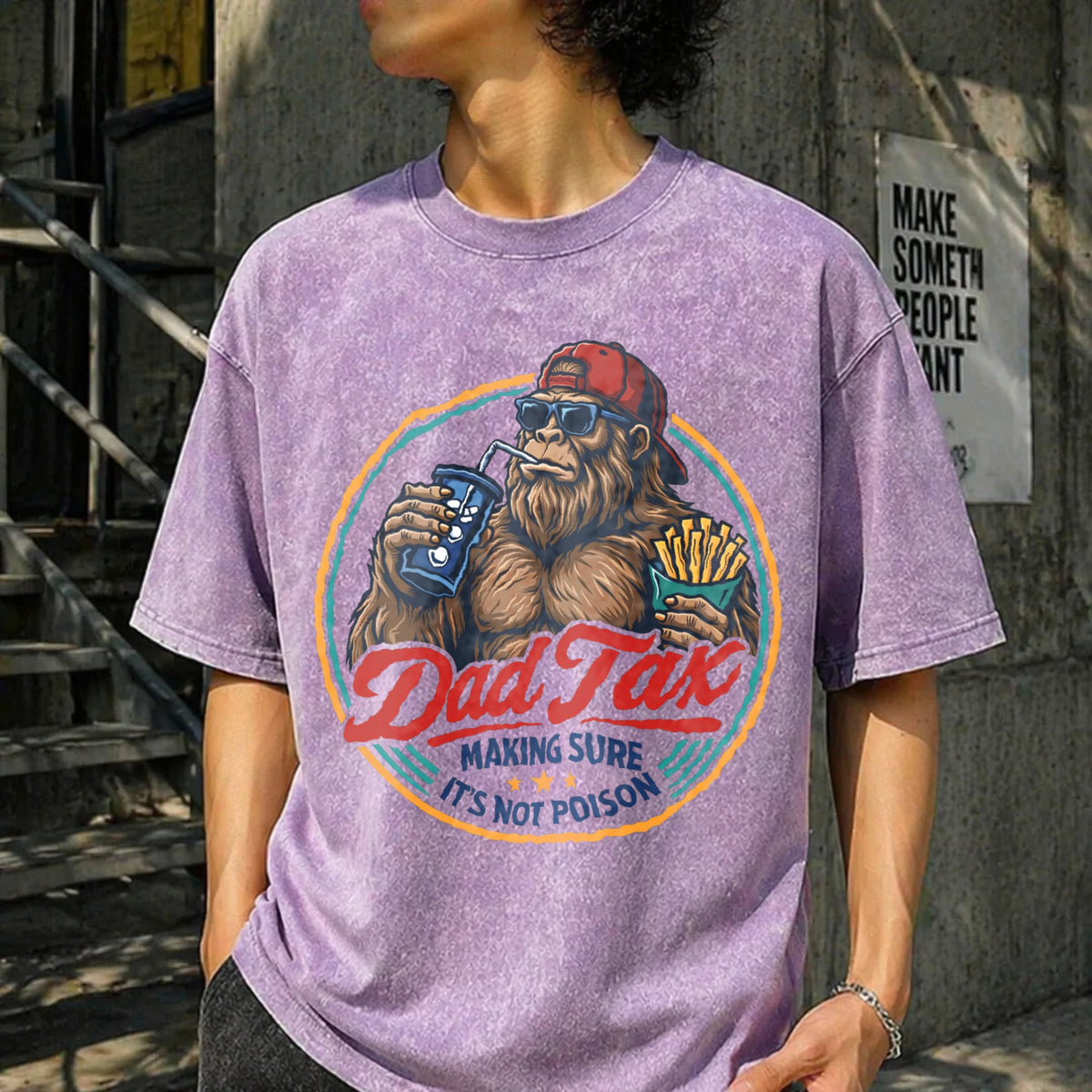 Dad Tax Vintage Washed T-Shirt product image 6