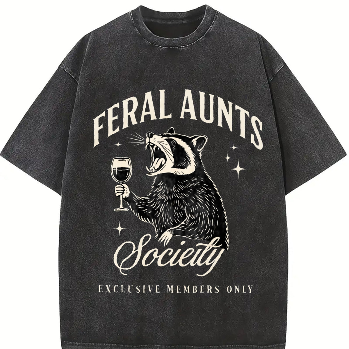 Feral Aunts Society Vintage Washed T-Shirt product image 2