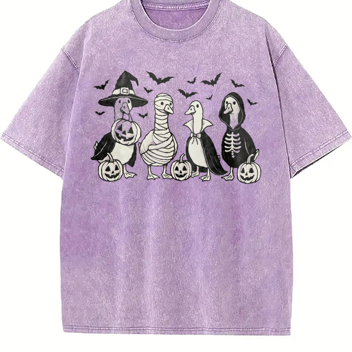 Popular Goose Halloween Vintage Washed T-Shirt product image 6
