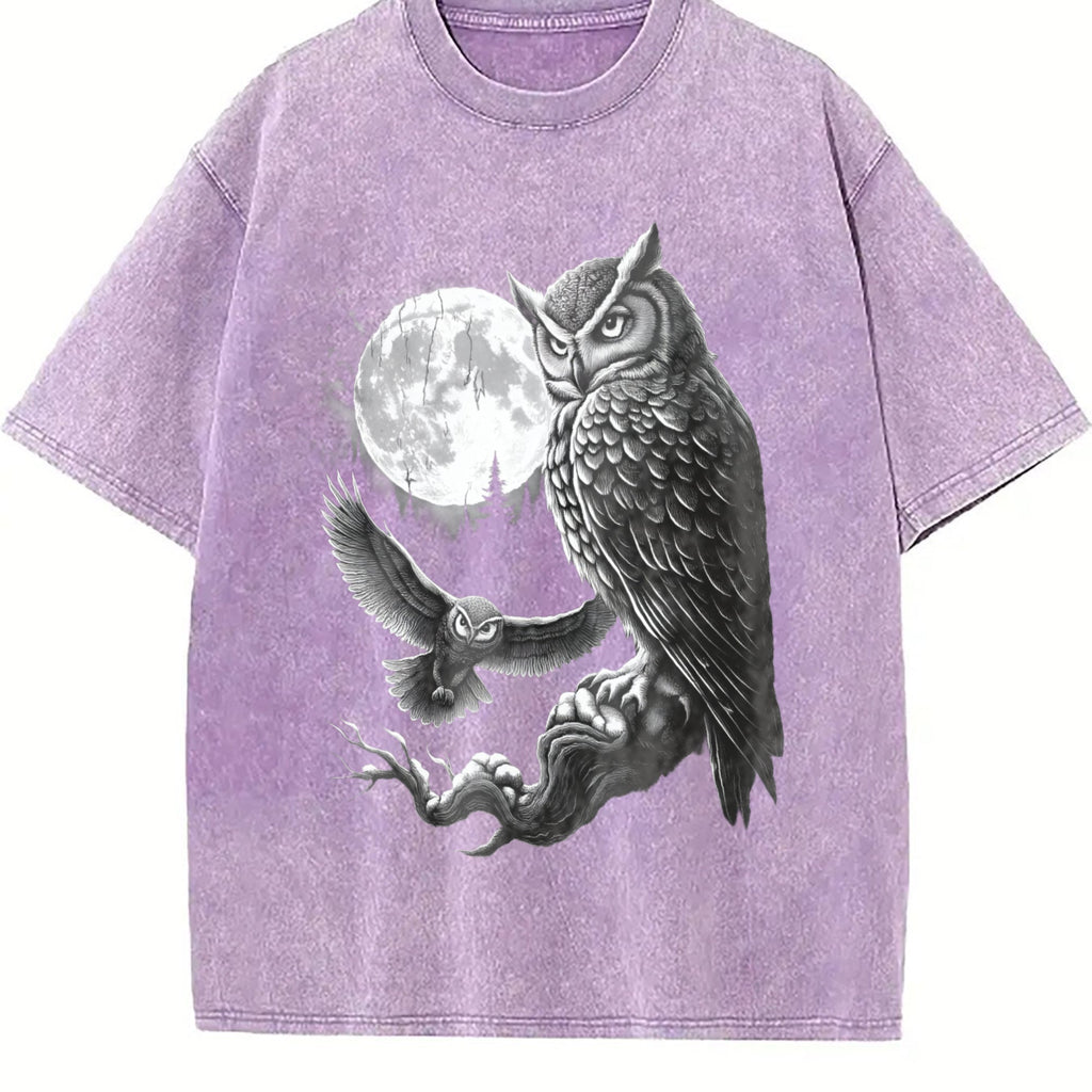 Owl 90s Vintage Washed T-Shirt product image 6