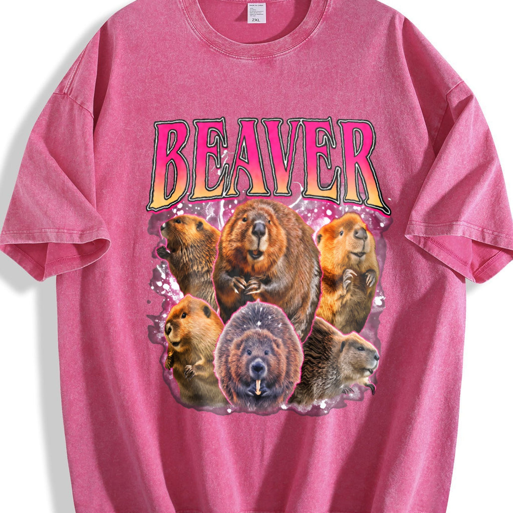 Beaver Vintage Washed T-Shirt product image 7