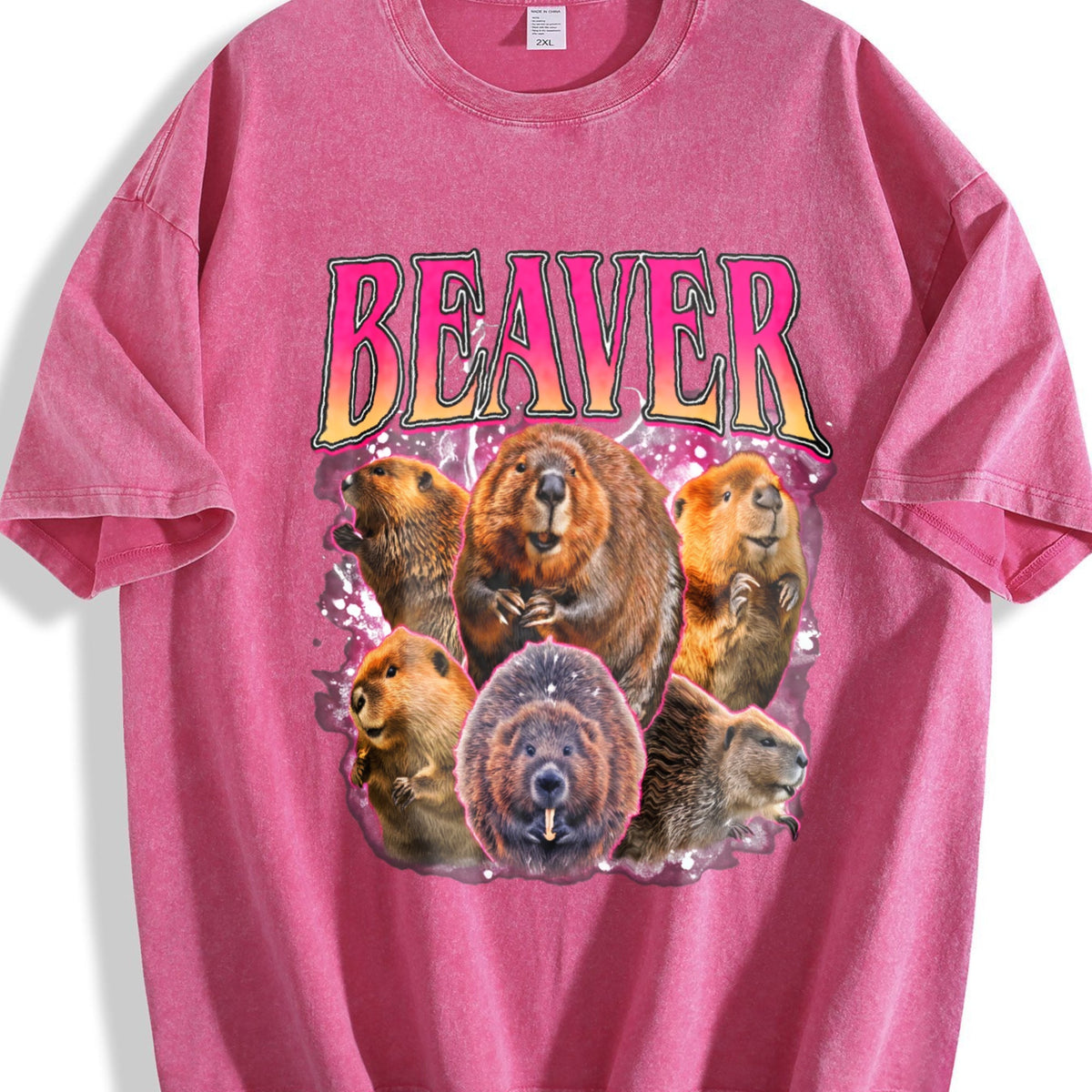 Beaver Vintage Washed T-Shirt product image 7