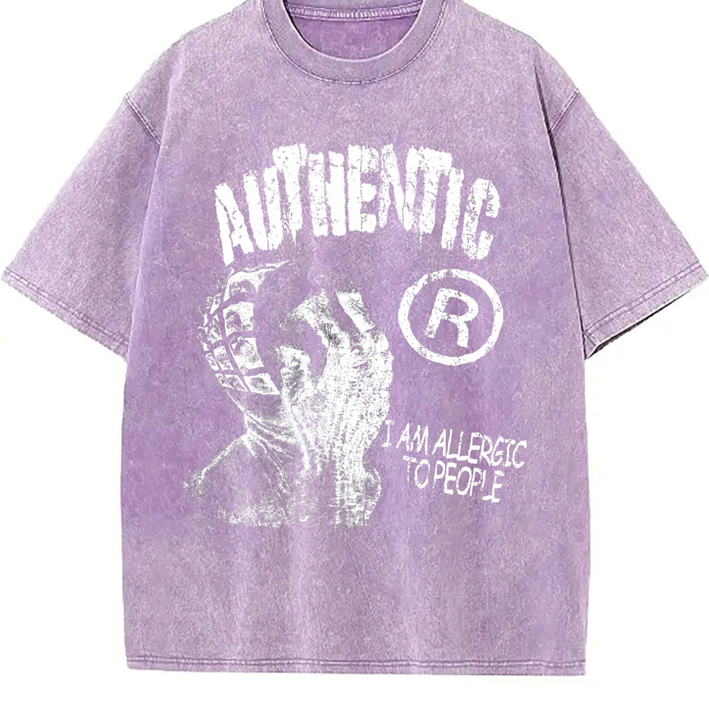 Authentic Hand Sketch Vintage Washed T-Shirt product image 6