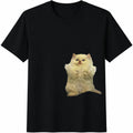 Lightning Cat Cotton T-Shirt product image 1