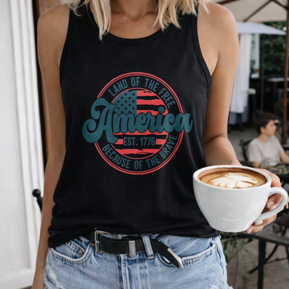 America Land Of Free Women's Tank Top
