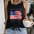 Land Of The Free Because Of The Brave American Flag Women's Tank Top